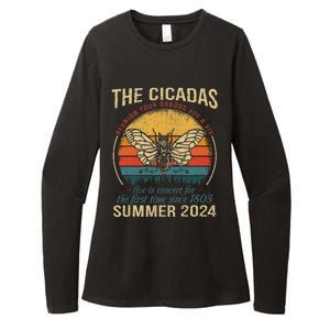 Cicada Brood Xiii Xix Summer 2024 Reunion Swarm Cicadas Womens CVC Long Sleeve Shirt