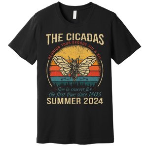 Cicada Brood Xiii Xix Summer 2024 Reunion Swarm Cicadas Premium T-Shirt