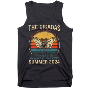 Cicada Brood Xiii Xix Summer 2024 Reunion Swarm Cicadas Tank Top