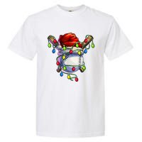 Christmas Baseball Xmas Christmas Lights Baseball Player Garment-Dyed Heavyweight T-Shirt