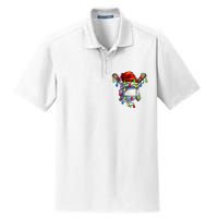 Christmas Baseball Xmas Christmas Lights Baseball Player Dry Zone Grid Polo