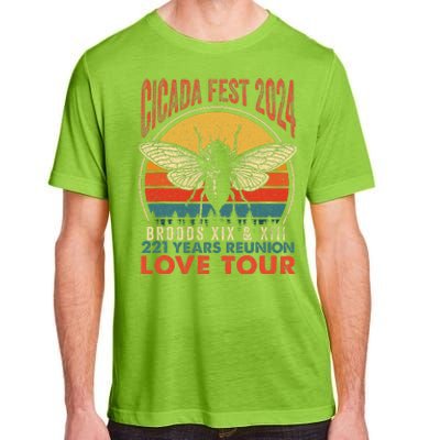 Cicada Brood Xiii Xix 2024 221 Years Reunion Love Adult ChromaSoft Performance T-Shirt