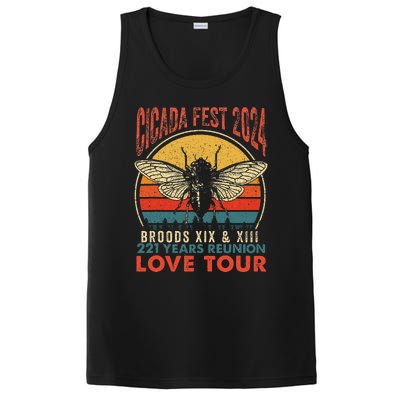 Cicada Brood Xiii Xix 2024 221 Years Reunion Love PosiCharge Competitor Tank