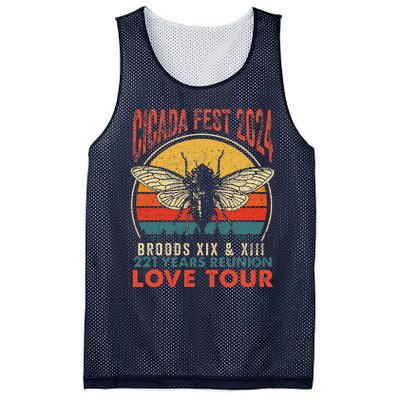 Cicada Brood Xiii Xix 2024 221 Years Reunion Love Mesh Reversible Basketball Jersey Tank