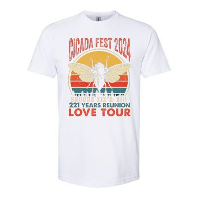 Cicada Brood Xiii Xix 2024 221 Years Reunion Love Softstyle CVC T-Shirt