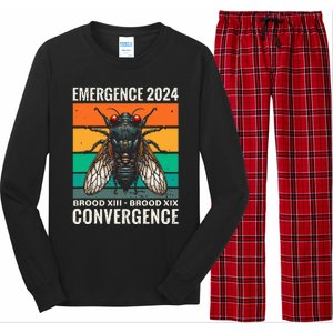 Cicada Brood Xiii Brood Xix 2024 Emergence Convergence Long Sleeve Pajama Set