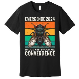 Cicada Brood Xiii Brood Xix 2024 Emergence Convergence Premium T-Shirt