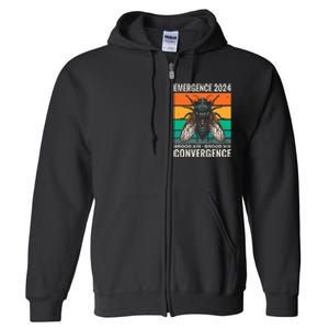 Cicada Brood Xiii Brood Xix 2024 Emergence Convergence Full Zip Hoodie