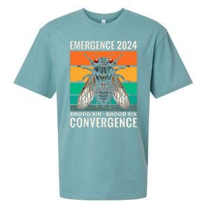 Cicada Brood Xiii Brood Xix 2024 Emergence Convergence Sueded Cloud Jersey T-Shirt