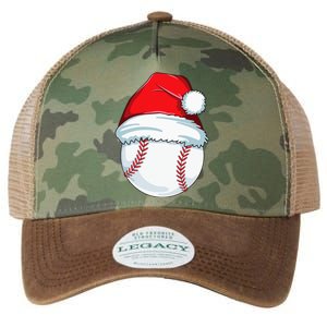 Christmas Baseball Xmas Santa Hat Ball Legacy Tie Dye Trucker Hat