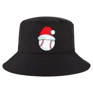 Christmas Baseball Xmas Santa Hat Ball Cool Comfort Performance Bucket Hat