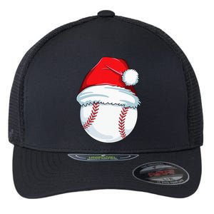 Christmas Baseball Xmas Santa Hat Ball Flexfit Unipanel Trucker Cap