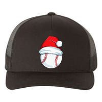 Christmas Baseball Xmas Santa Hat Ball Yupoong Adult 5-Panel Trucker Hat