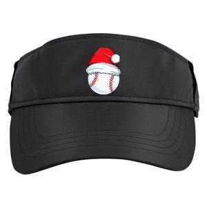 Christmas Baseball Xmas Santa Hat Ball Adult Drive Performance Visor