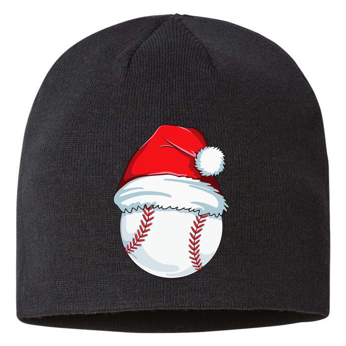 Christmas Baseball Xmas Santa Hat Ball Sustainable Beanie