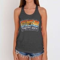 Cicada Brood Xiii 2024 Northern Illinois Magicada Vintage Women's Knotted Racerback Tank