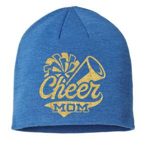 Cheerleader Black Yellow Gold Pom Pom Meaningful Gift Sustainable Beanie