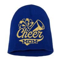 Cheerleader Black Yellow Gold Pom Pom Meaningful Gift Short Acrylic Beanie