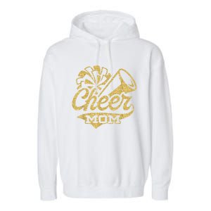 Cheerleader Black Yellow Gold Pom Pom Meaningful Gift Garment-Dyed Fleece Hoodie