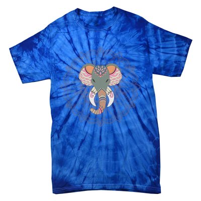 Cool Boho Yoga Elephant Dala Gift Tie-Dye T-Shirt