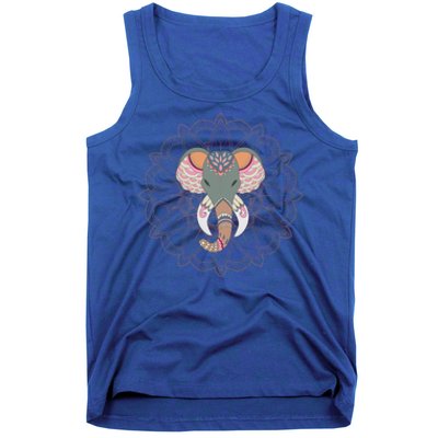 Cool Boho Yoga Elephant Dala Gift Tank Top