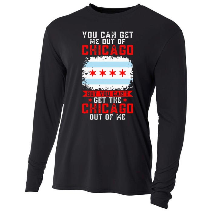 Chicago Born You Can'T Get The Chicago Out Of Me Cooling Performance Long Sleeve Crew