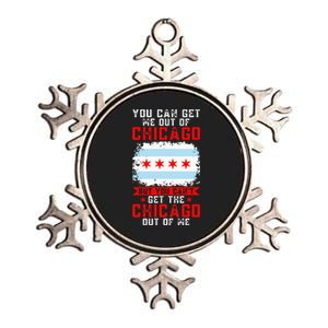 Chicago Born You Can'T Get The Chicago Out Of Me Metallic Star Ornament