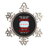 Chicago Born You Can'T Get The Chicago Out Of Me Metallic Star Ornament