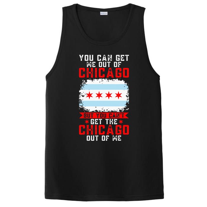 Chicago Born You Can'T Get The Chicago Out Of Me PosiCharge Competitor Tank