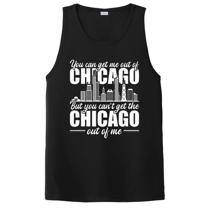 Chicago Born You Can'T Get The Chicago Out Of Me PosiCharge Competitor Tank