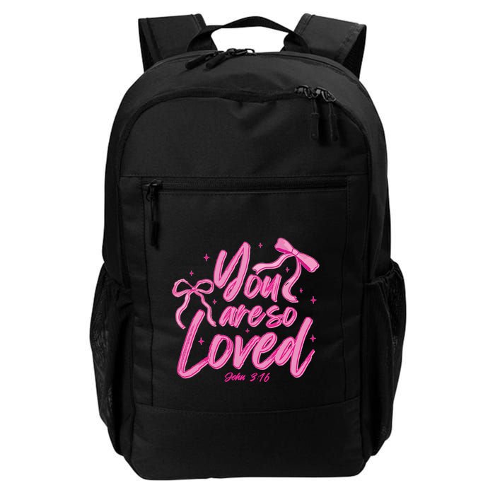 Coquette Bow You Are So Loved Backpack