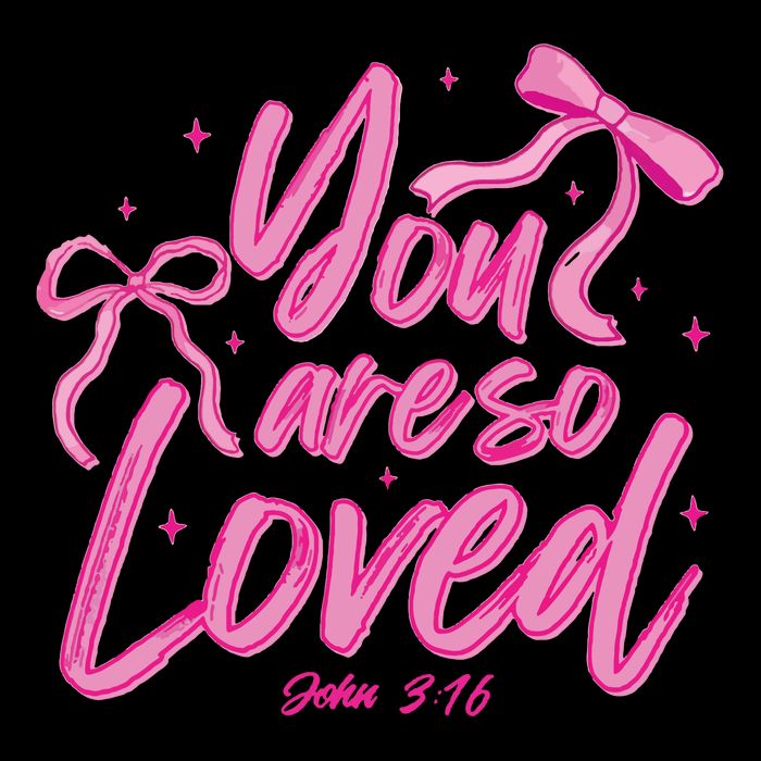Coquette Bow You Are So Loved Backpack