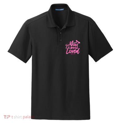 Coquette Bow You Are So Loved Dry Zone Grid Polo