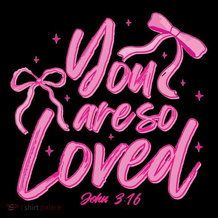 Coquette Bow You Are So Loved Premium T-Shirt