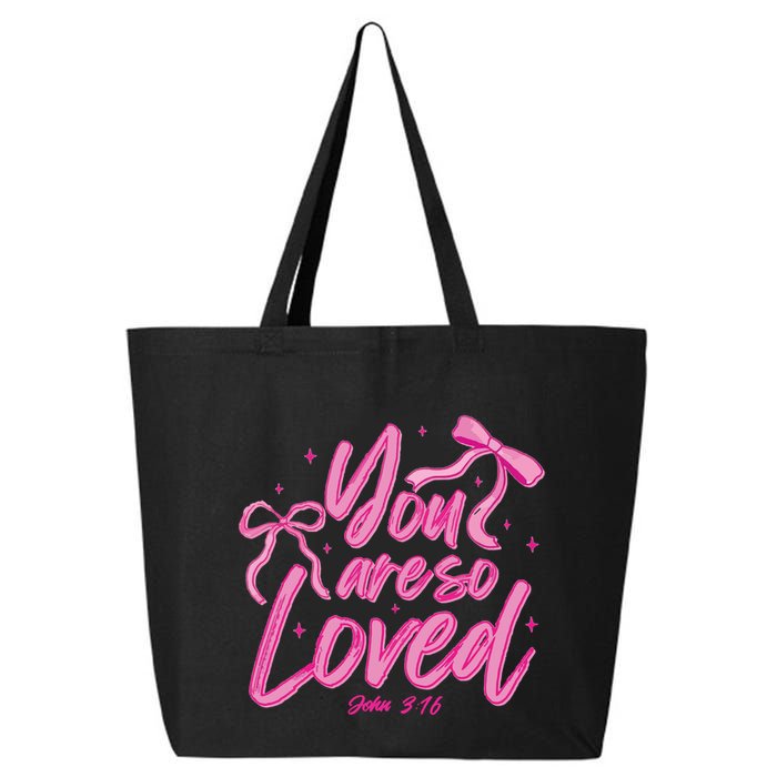 Coquette Bow You Are So Loved 25L Jumbo Tote
