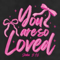 Coquette Bow You Are So Loved 25L Jumbo Tote
