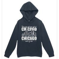 Chicago Born You CanT Get The Chicago Out Of Me Urban Pullover Hoodie