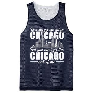 Chicago Born You CanT Get The Chicago Out Of Me Mesh Reversible Basketball Jersey Tank