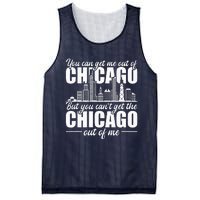 Chicago Born You CanT Get The Chicago Out Of Me Mesh Reversible Basketball Jersey Tank