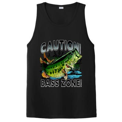 Caution Bass Zone Funny Fishing PosiCharge Competitor Tank