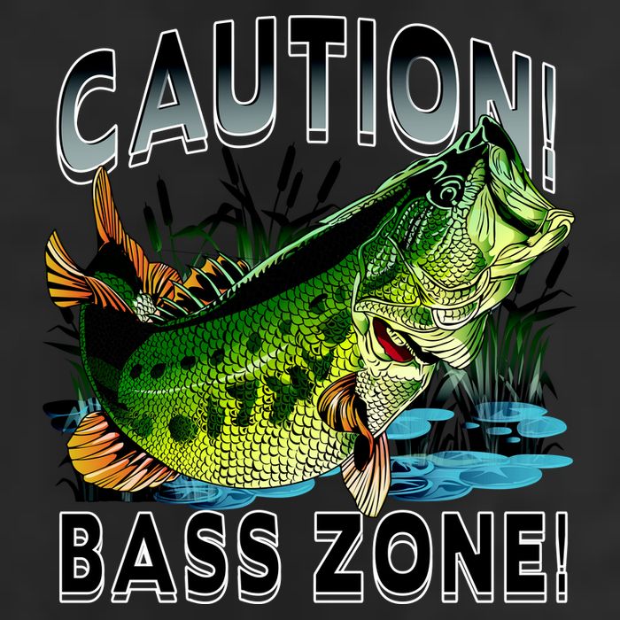 Caution Bass Zone Fishing 25L Jumbo Tote