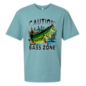 Caution Bass Zone Fishing Sueded Cloud Jersey T-Shirt