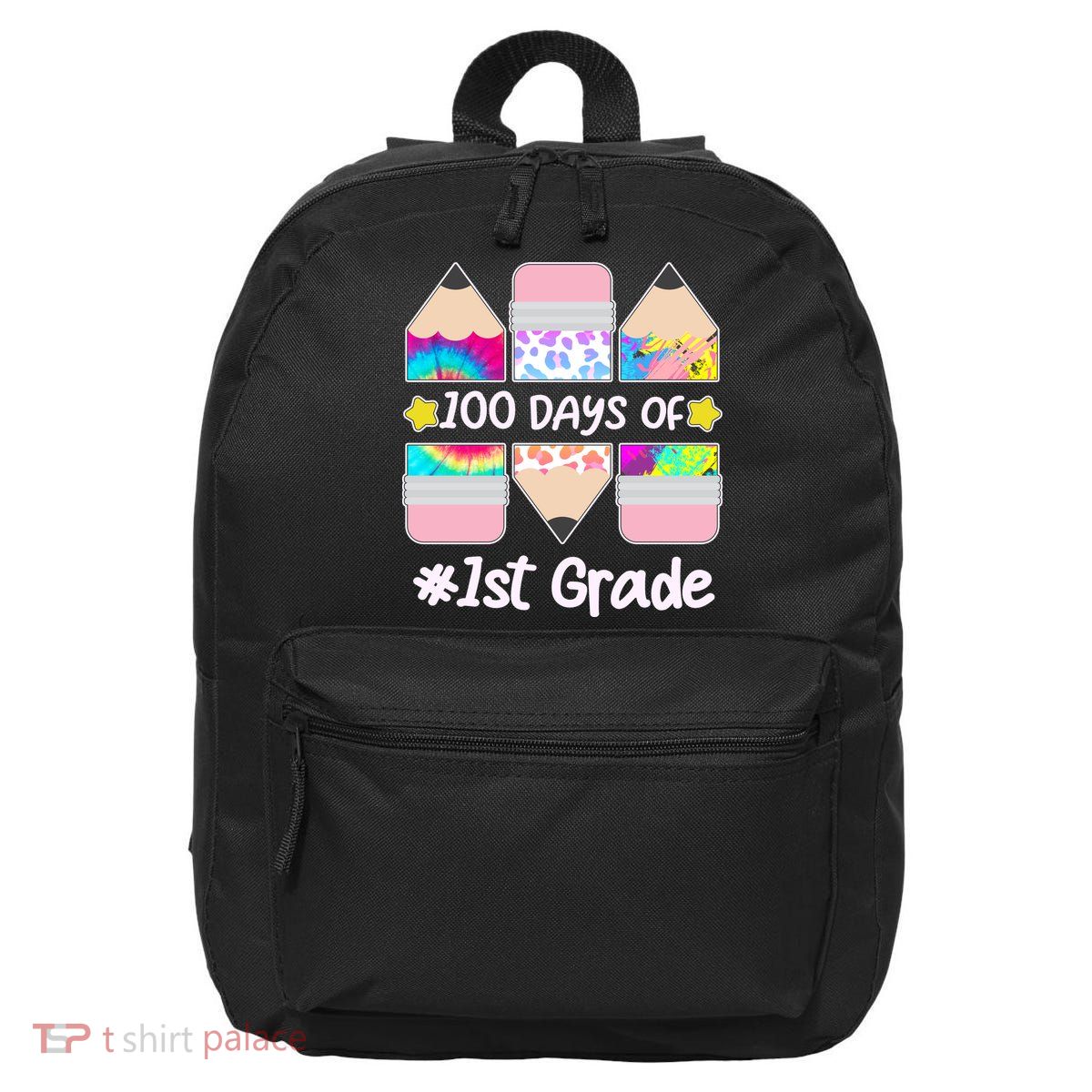 Cute Colorful 100 Days Of 1st Grade 16 in Basic Backpack
