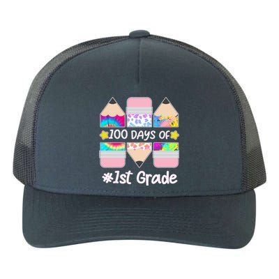 Cute Colorful 100 Days Of 1st Grade Yupoong Adult 5-Panel Trucker Hat