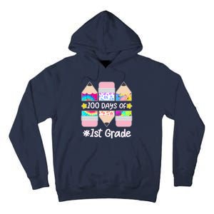 Cute Colorful 100 Days Of 1st Grade Tall Hoodie