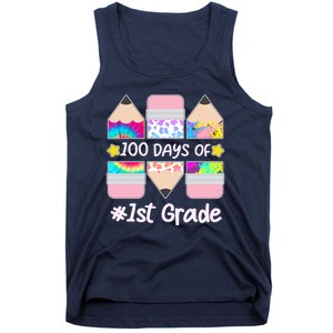 Cute Colorful 100 Days Of 1st Grade Tank Top