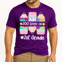 Cute Colorful 100 Days Of 1st Grade Performance Shirt