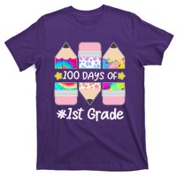 Cute Colorful 100 Days Of 1st Grade T-Shirt