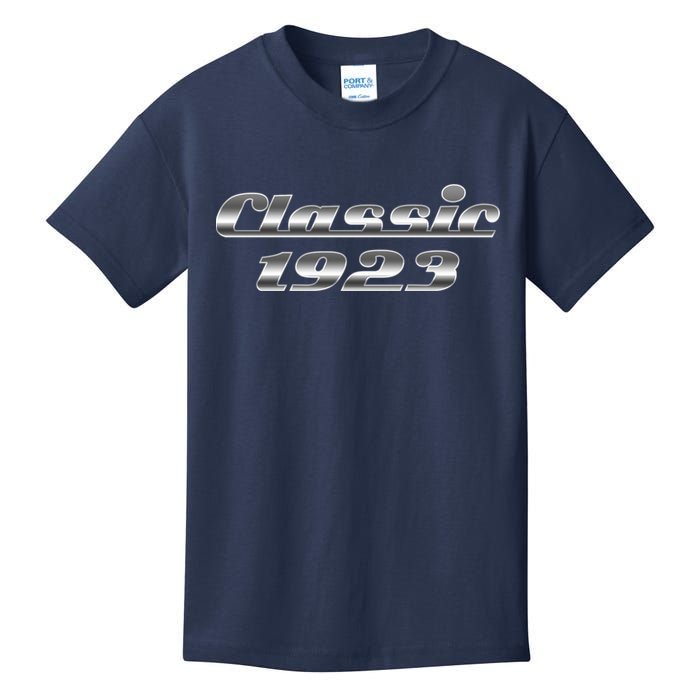 Classic Chrome 1923 100th Birthday Kids T-Shirt
