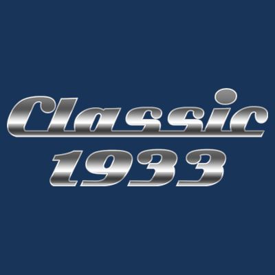 Classic Chrome 1933 90th Birthday T-Shirt